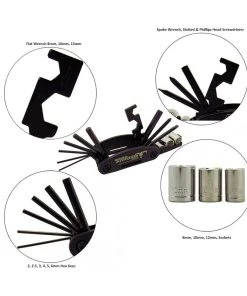 Pit Posse Motorsports Folding Tool Set Metric -ABUS shop 10093251 D V6