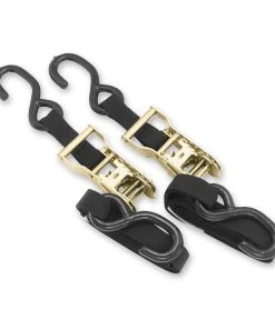 BikeMaster Black Ratchet Tie Downs