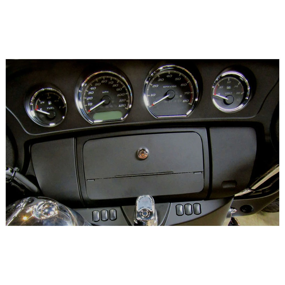 EGlide Goodies Barrel Lock Door Kit Chrome 4 EGlide Goodies Barrel Lock Door Kit Chrome - Image 2