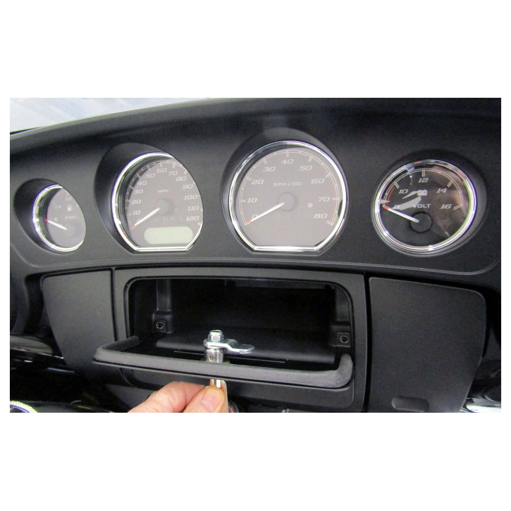 EGlide Goodies Barrel Lock Door Kit Chrome 5 EGlide Goodies Barrel Lock Door Kit Chrome - Image 3