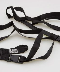 ROK Straps USA ROK Straps Adjustable 18-60" Black Motorcycle Cargo Straps