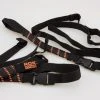 ROK Straps USA ROK Straps Adjustable 18-60" Black/Orange Motorcycle Cargo Straps