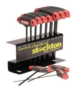 Stockton 10 Piece Hex Key Standard T-Handle Set