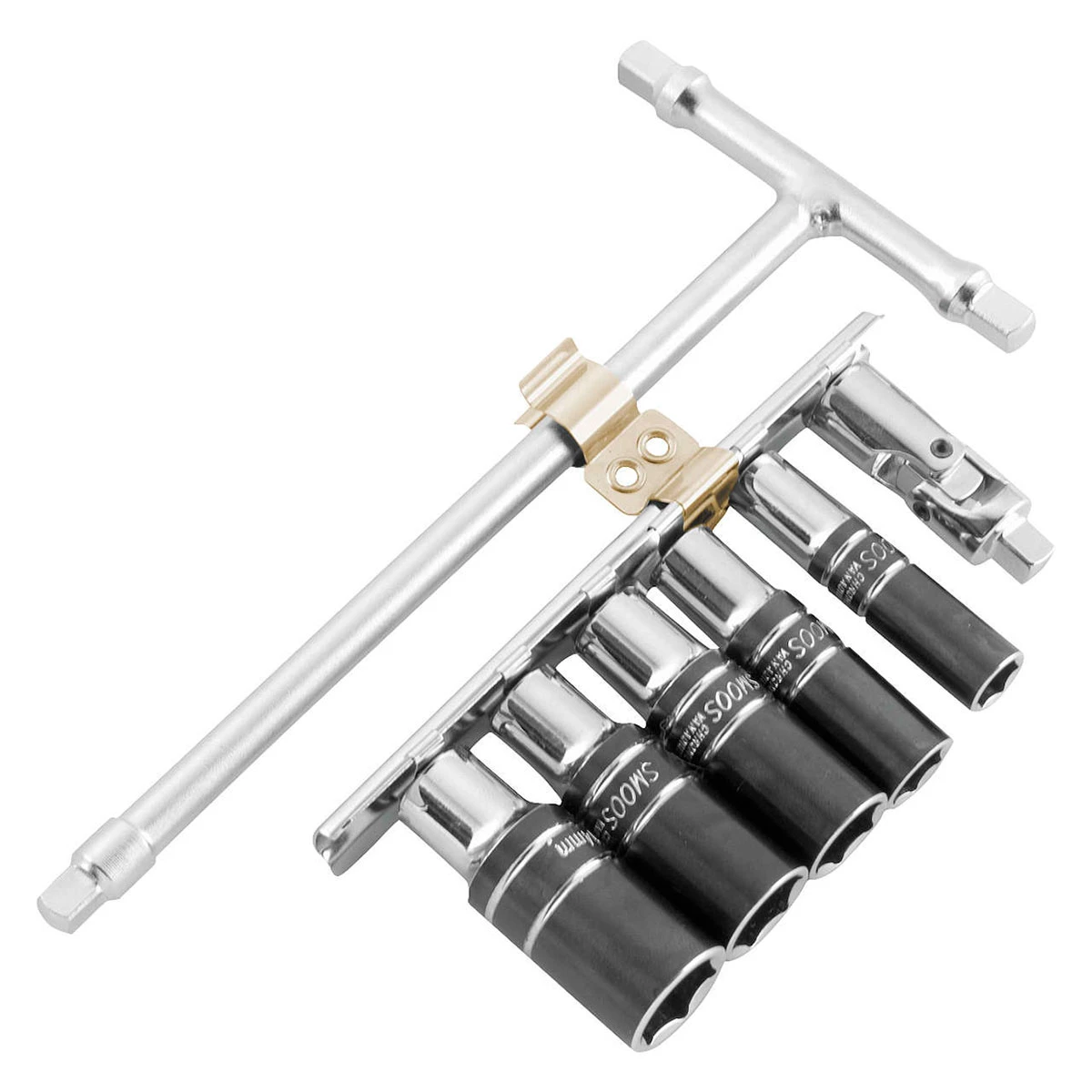 BikeMaster 1/4" T-Handle Wrench With Sockets & Swivel 3 BikeMaster 1/4" T-Handle Wrench With Sockets & Swivel