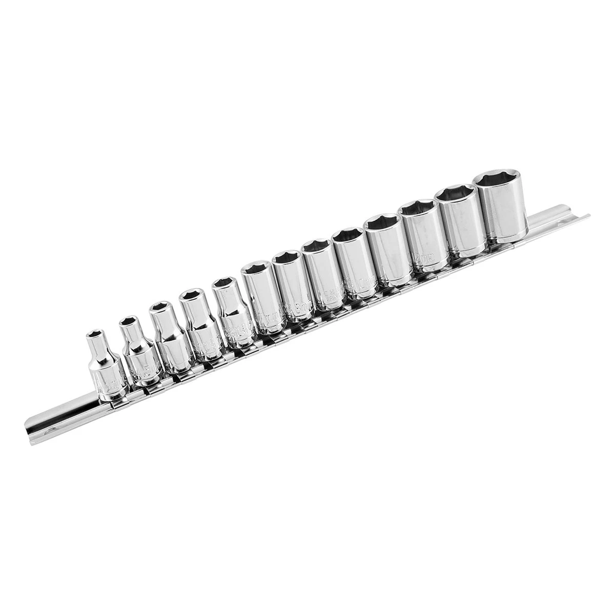 BikeMaster 13-Piece 1/4" Drive Metric Sockets 3 BikeMaster 13-Piece 1/4" Drive Metric Sockets