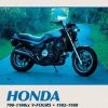 Clymer Honda Fours Motorcycle Repair Manual -ABUS shop ZZ16528 A V1