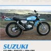 Clymer Suzuki Singles Motorcycle Repair Manual -ABUS shop ZZ16690 A V1